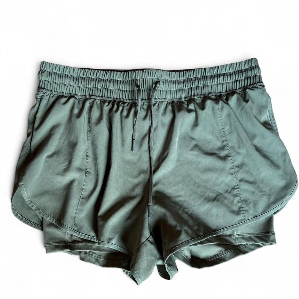 90 degree by reflex Women's Green athletic Shorts
